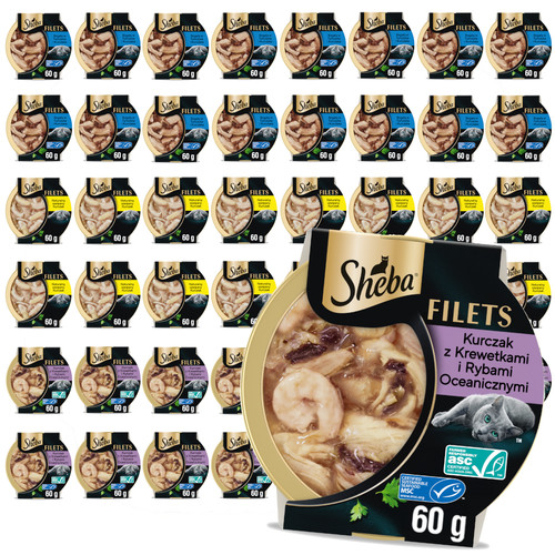 Sheba filets 48x60g nassfutter - 48x60g,