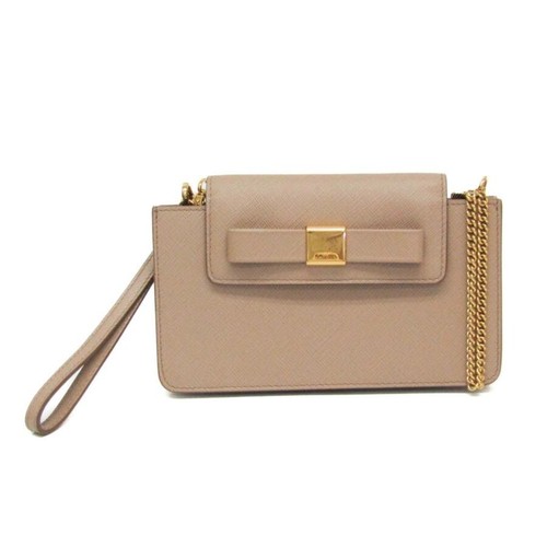 Prada saffiano fiocco beige - prada,