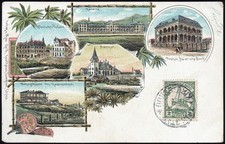 Kiautschou 1908 AK Litho