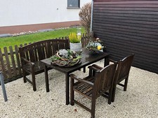Gartenmöbel Teak Garnitur gebraucht