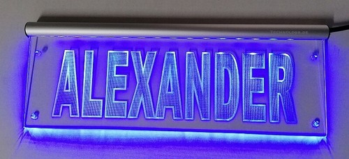 Alexander led namensschild - alexander,
