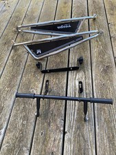 Piaggio/Vespa Rammschutz Sturzbügel, Sozius-Fußrasten Halter f. PX