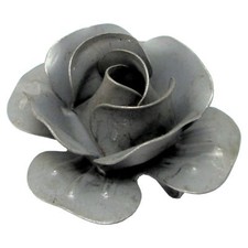 Metall Rose Blume Garten Deko Vintage Valentinstag Shabby Chic Gartenzaundeko