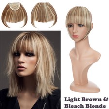 Wie Echthaar Pony Luft Bangs
