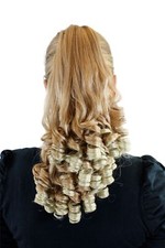 Haarteil Zopf Blond-Mix