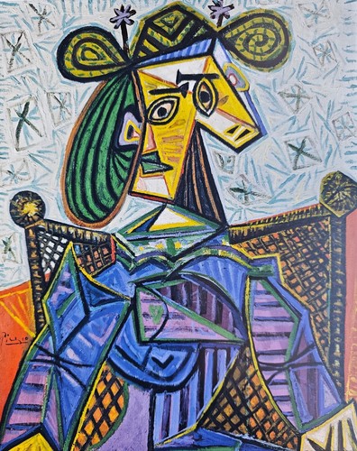 Pablo picasso femme assise - pablo,