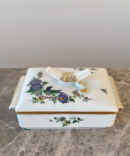 Meissen deckeldose indische - meissen,