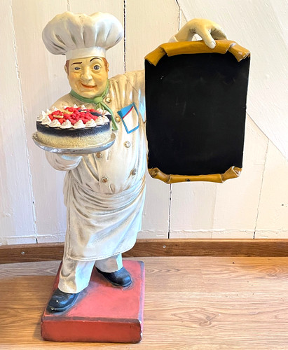 Große bäcker werbefigur - große,