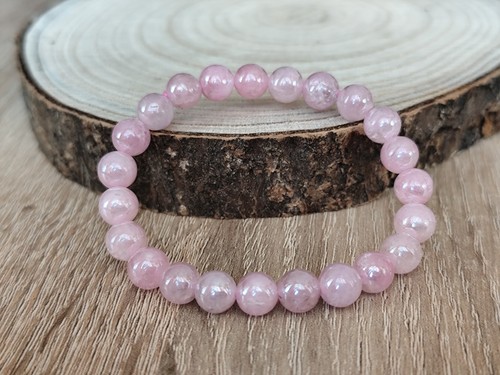 Rosa morganit armband 8mm - morganit,