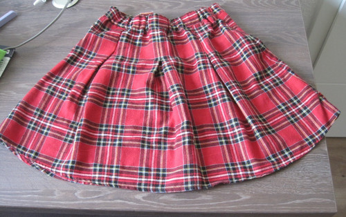 Shein rock rot kariert gr - rock,