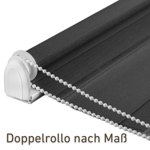 Doppelrollo nach maß klemmfix - doppelrollo,