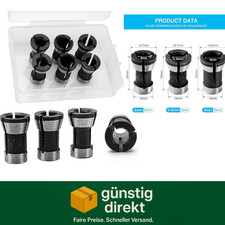 6 Stück Spannzangen Adapter