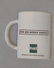 Schöner Bierdeckel - ONKO Kaffee - Coaster Rarität 👍B4