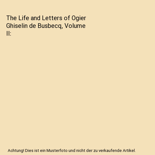 The life and letters ogier - life,