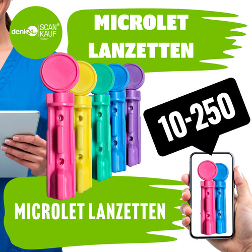 Lanzetten microlet nadeln - lanzetten,