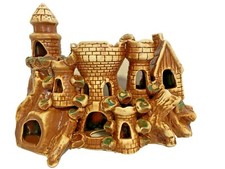 Aquarium  Deko  Schloss Felsen  Höhle  BURG