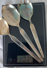 GEMÜSELÖFFEL KARTOFFELLÖFFEL SALATLÖFFEL, Silber 100   Solingen Drache Rocroni