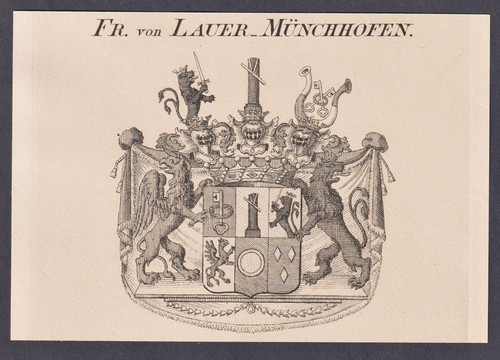 Lauer münchhofen coat arms - of,