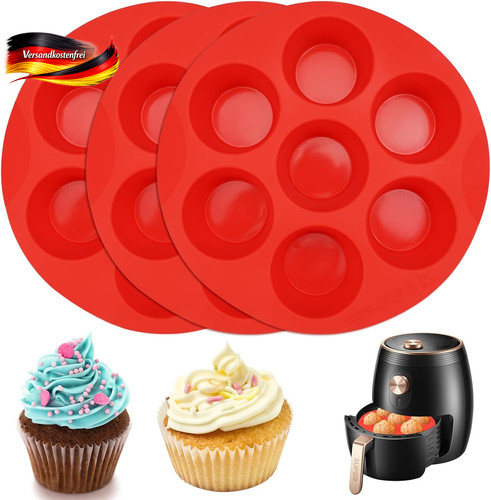 Silikon muffinform set - silikon, 3