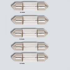 5x Soffittenlampe 12V/3W für