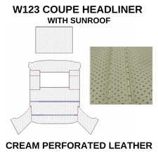 Perforierter creme dachhimmel - creme,