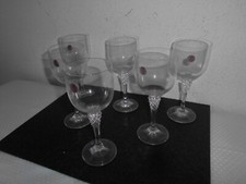 6 x Weingläser Cristallerie Zwiesel Weinglas Gläser H 17,6 cm Kristallglas