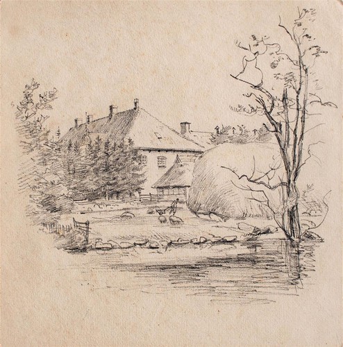 Gutshaus bauernhaus weiher - gutshaus,