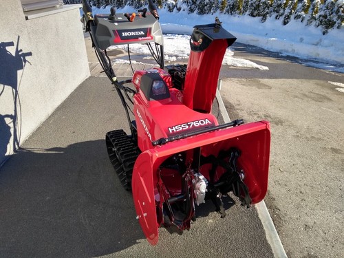 Honda hss 760a schneefräse - honda,
