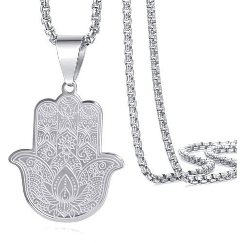 Hamsa hand halskette fatima - hamsa,