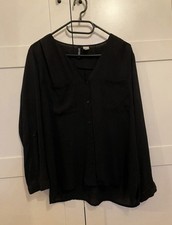 Schwarze Bluse von H&M