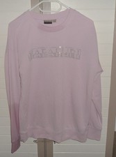 NAPAPIJRI DAMEN SWEATER ROSA MIT GLITZERDETAILS GR.S EHER M