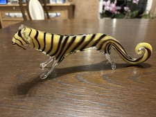 Murano Glasfigur Tiger Tiere  mundgeblasen Handarbeit 50s/60s