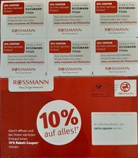 6 Rossmann Coupons Gutscheine