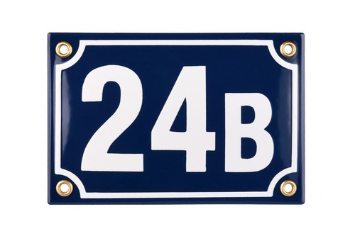 Hausnummernschild 10x15 - cm,