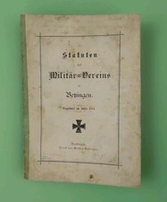 Statuten des militärvereins - statuten,