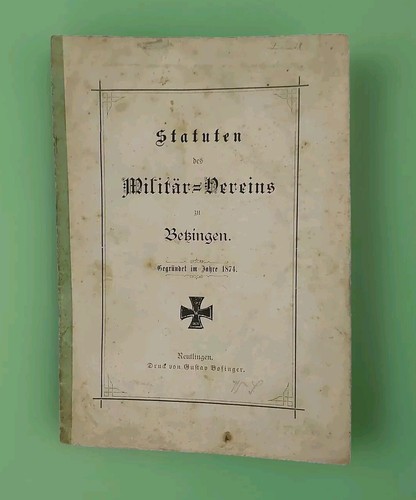 Statuten des militärvereins - statuten,
