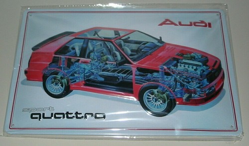 Audi sport quattro schild typ - schild,