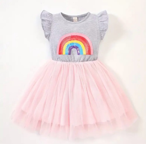 Schön mädchen kleid - so,