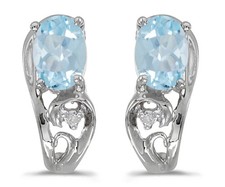 LXR 10k Weißgold Oval