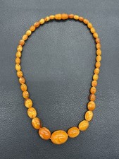 S3 Bernsteinkette Oliven Schmuck Damen Geschenk Weihnachten