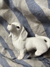 Figur Hund Dachs Weiß