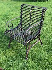 Französischer Gartensessel SABOT, Schmiedeeisen, Klassik