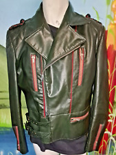 alte 30er Motorrad Regen Jacke 40er Gummi Lederol Oldtimer Vintage