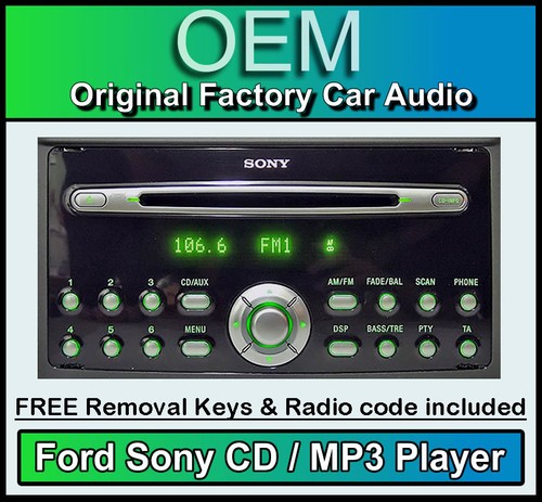 Ford kuga sony player auto - ford, cd-player,