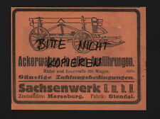 MERSEBURG STENDAL, Werbung