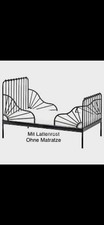 IKEA Kinder Ausziehbett MINNEN Schwarz inkl. Lattenrost – sehr gut erhalten!