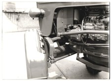 Fotografie Schlepper - Traktor Hermann Lanz Aulendorf HELA, Deatail der Lenkung 