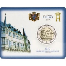 2 Euro Münze Luxemburg 2019
