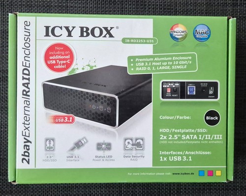 Icy box rd2253 - icy, 2bay