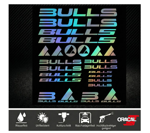 Bulls premium aufkleber set - aufkleber,